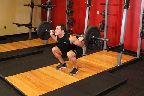 Squat — bitiş pozisyonu