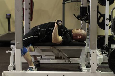 Bench Press — bitiş pozisyonu