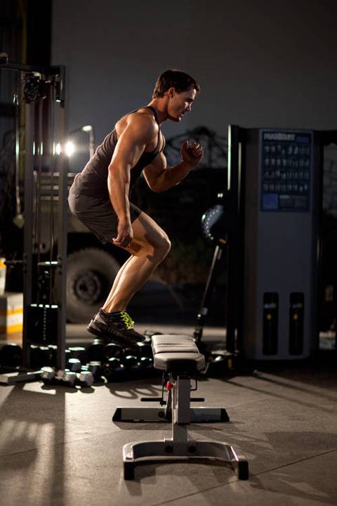 Bench Sprint — bitiş pozisyonu