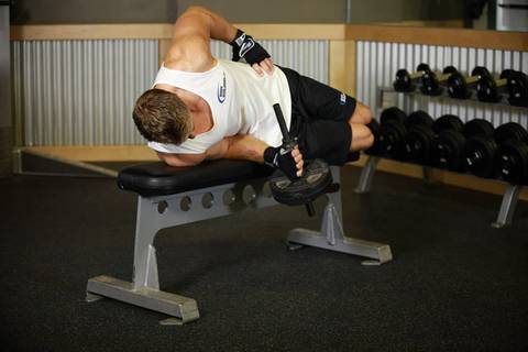 Dambıl Yatış Supination — bitiş pozisyonu