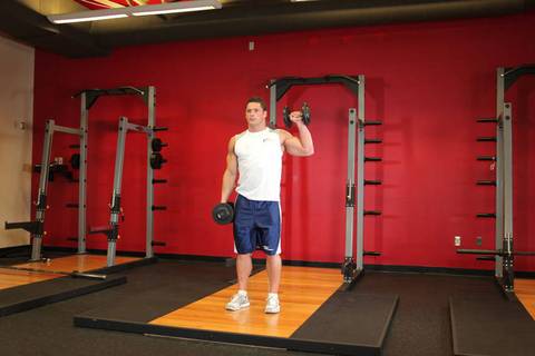 Dambıl Tek Kol Shoulder Press