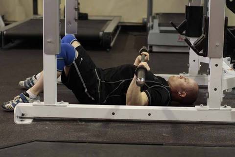 Floor Press — bitiş pozisyonu