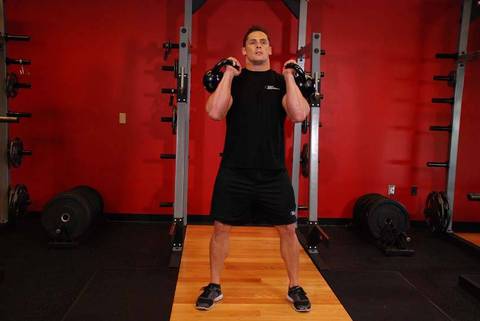 Front Squats İki Kettlebell ile