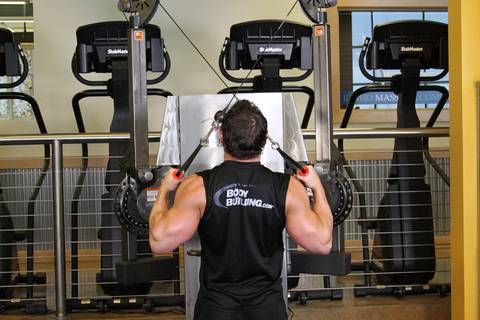 Full Range-Of-Motion Lat Pulldown — bitiş pozisyonu
