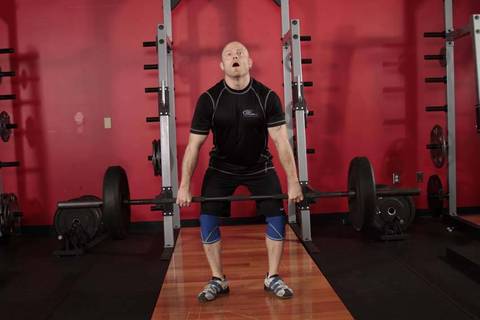 Hang Clean — bitiş pozisyonu