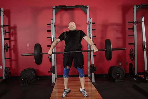 Hang Snatch — bitiş pozisyonu