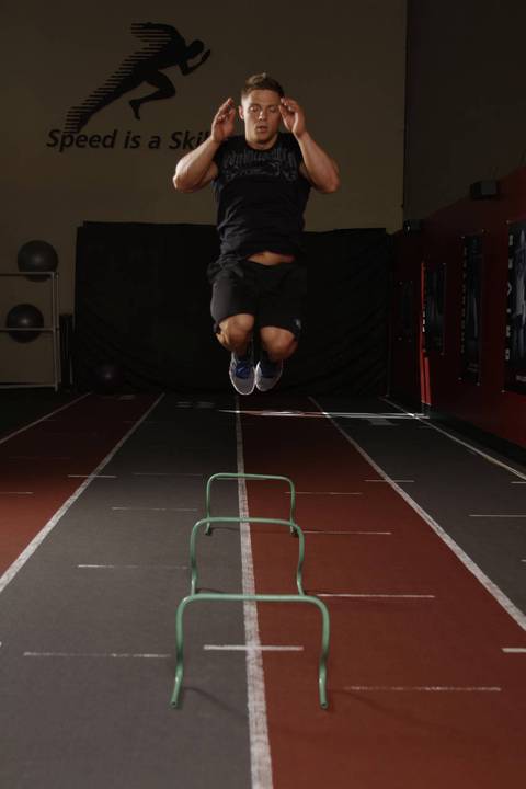 Hurdle Hops — bitiş pozisyonu