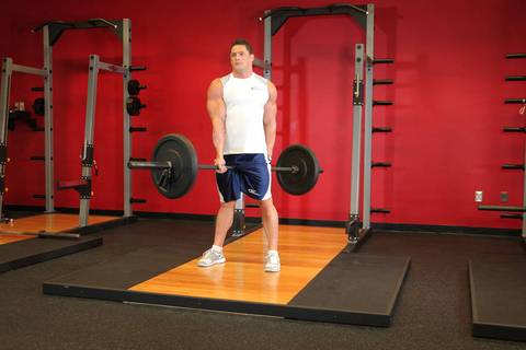 Jefferson Squat — başlangıç pozisyonu