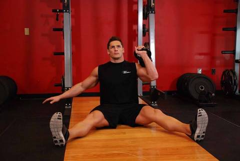 Kettlebell Oturarak Press