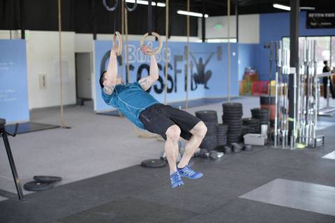 Kipping Muscle-Up — bitiş pozisyonu