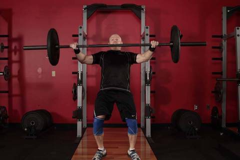 Muscle Snatch — bitiş pozisyonu