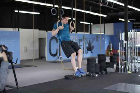 Muscle Up — bitiş pozisyonu