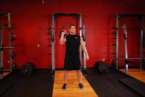 Tek El Kettlebell Çıkartması