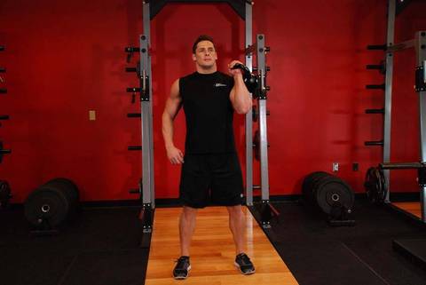 Tek El Kettlebell Askeri Basma