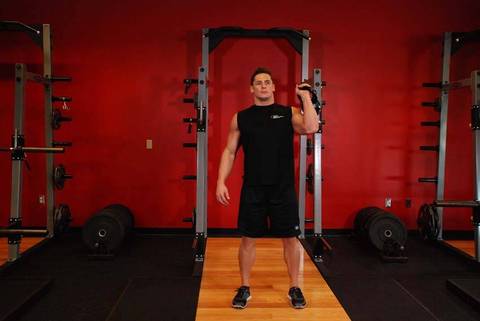 Tek El Kettlebell İtme Pres