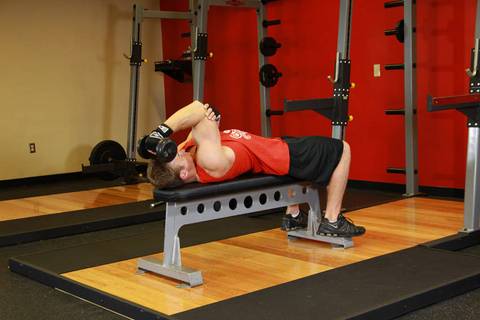 Tek Kol Supinated Dambıl Triceps Uzantısı