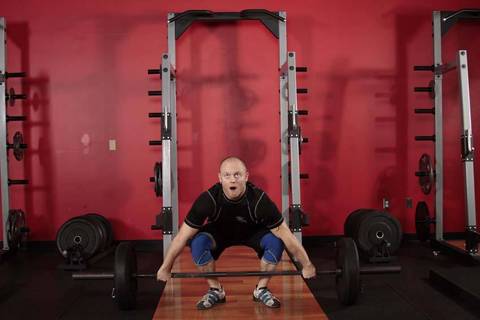 Power Snatch — başlangıç pozisyonu