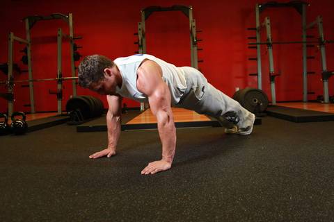 Pushup — başlangıç pozisyonu