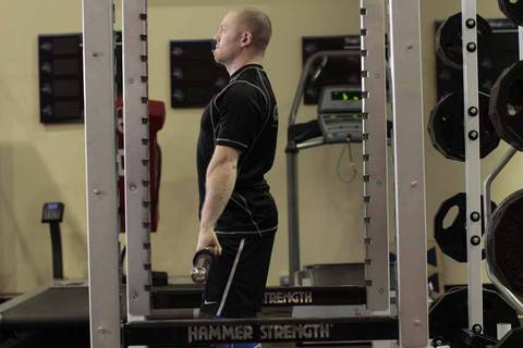 Rack Pull — bitiş pozisyonu