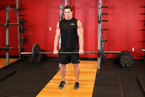 Romanian Deadlift — bitiş pozisyonu