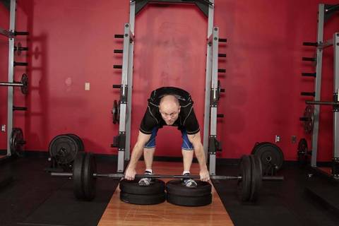 Romanian Deadlift from Deficit — bitiş pozisyonu