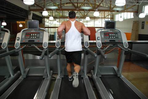Koşu, Treadmill — başlangıç pozisyonu