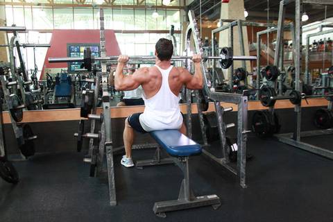 Seated Barbell Military Press