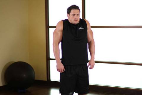 Shoulder Raise — bitiş pozisyonu