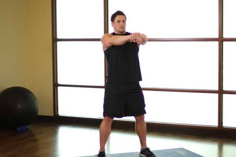 Sit Squats — başlangıç pozisyonu