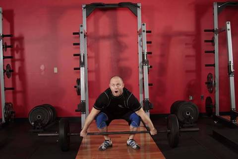 Snatch — başlangıç pozisyonu