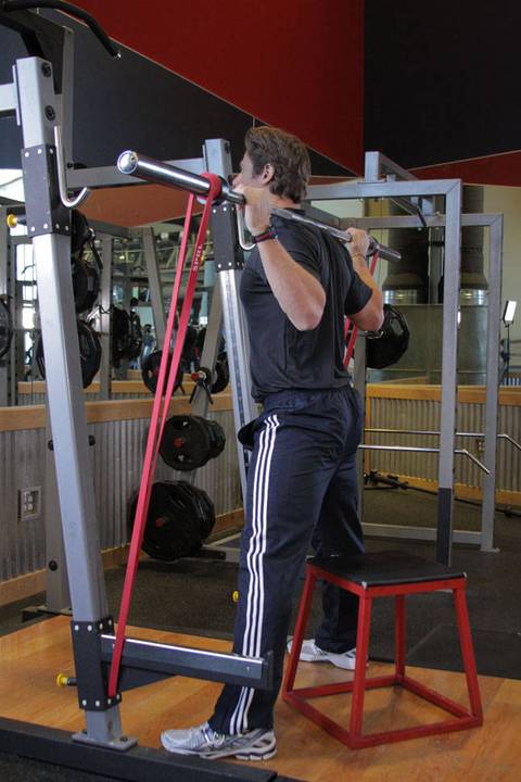 Speed Box Squat — başlangıç pozisyonu