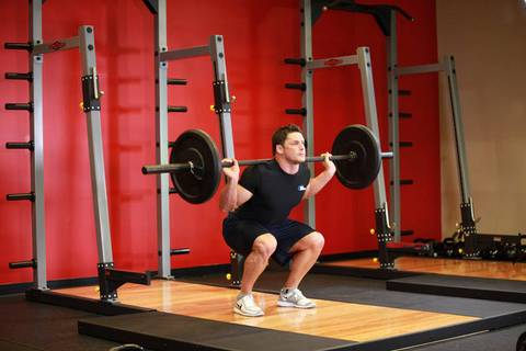 Speed Squats — başlangıç pozisyonu