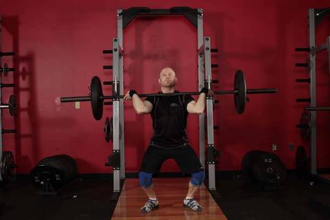 Squat Jerk — bitiş pozisyonu