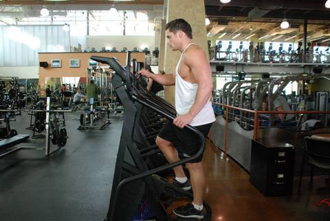 Stairmaster — başlangıç pozisyonu