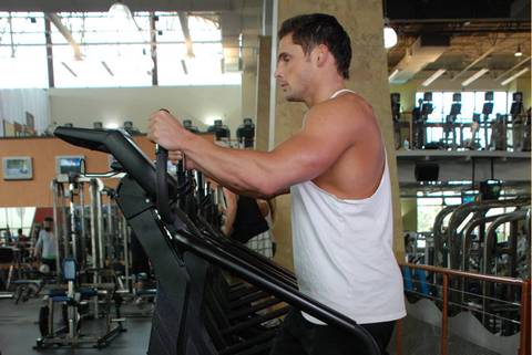 Stairmaster — bitiş pozisyonu