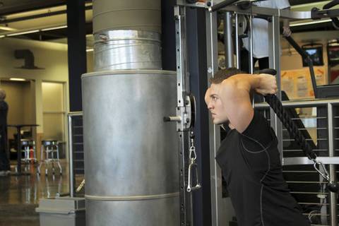 Triceps Overhead Uzantı Lastikle