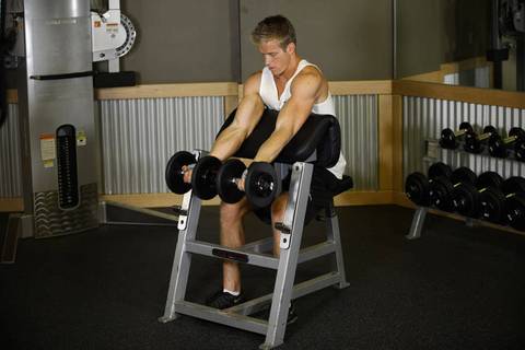 İki Kol Dambıl Preacher Curl