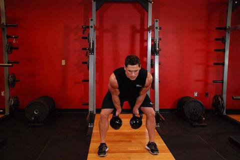 İki Kol Kettlebell Clean